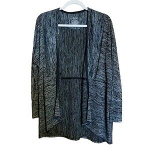 Soma Womens Size Small Multicolor Marled Open Cardigan Sweater